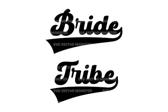 Bride Tribe Script Retro Svg Cut File Review