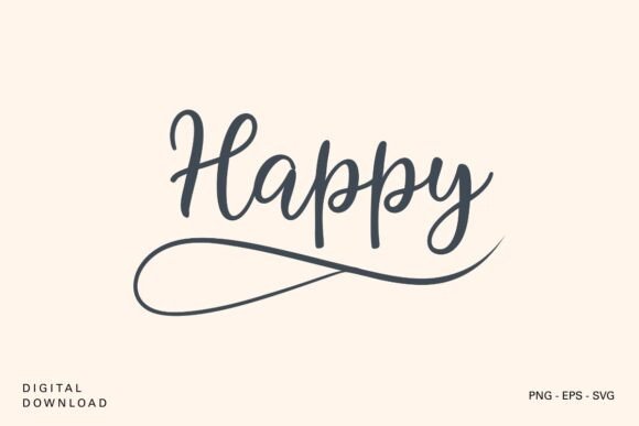 Happy Script Font SVG: Graphics and Crafts Review