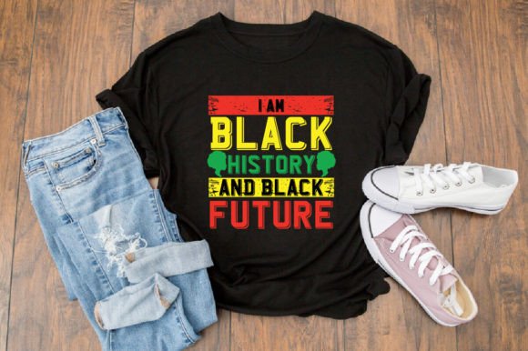 I Am Black History and Black Future SVG Graphics