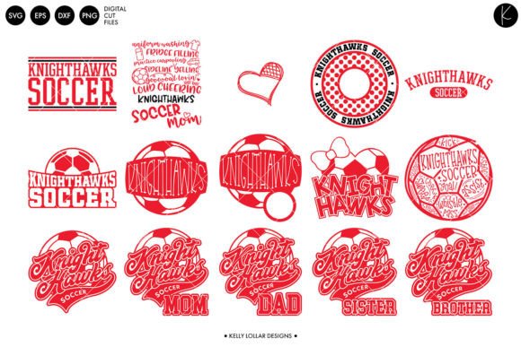 Knighthawks Soccer Bundle Graphics and Crafts