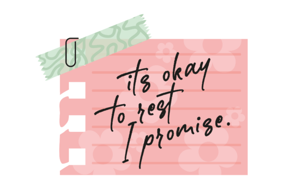 Okay to Rest Graphics for Crafts