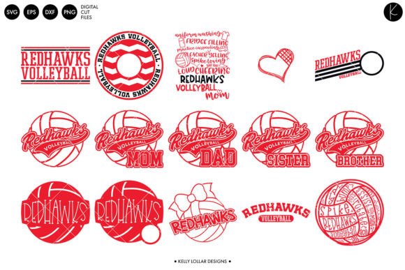 Redhawks Volleyball Bundle Graphics and Crafts Review