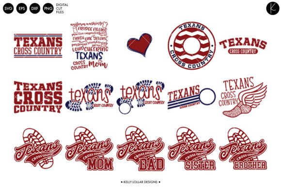 Texans Cross Country Bundle: Graphics and Crafts for Editorial Use