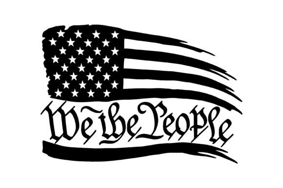 We the People Svg American Flag SVG Graphics and Illustrations